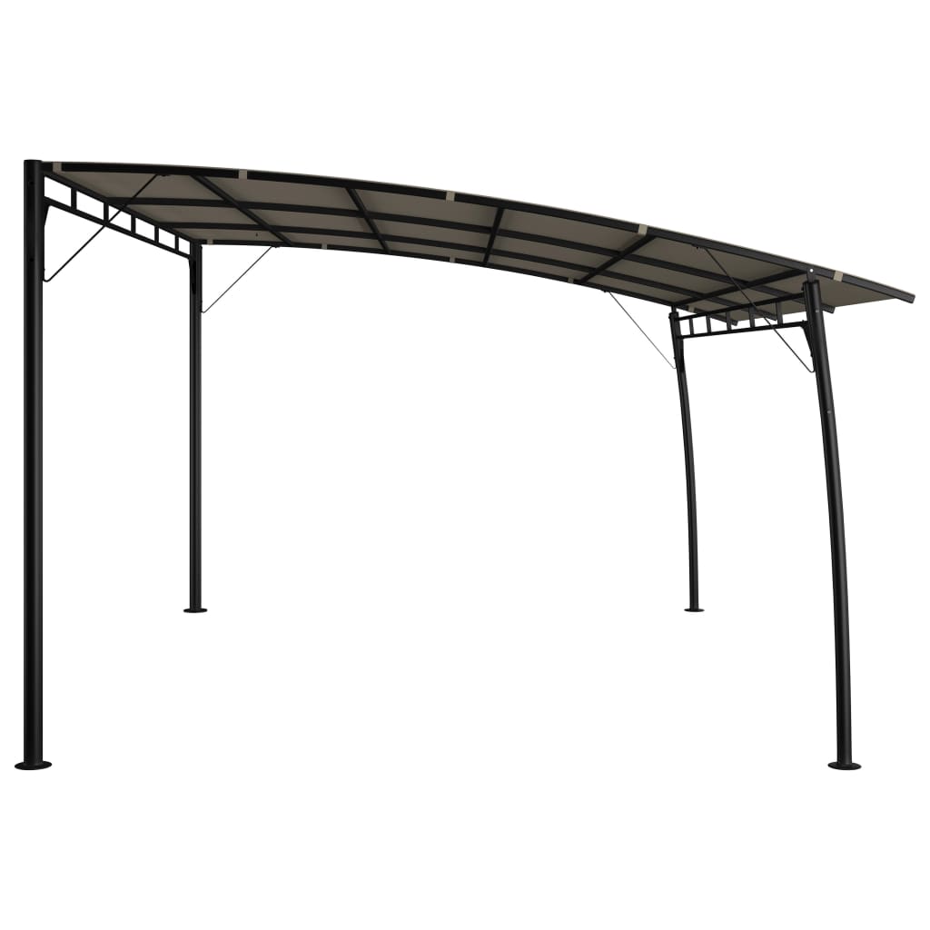 VIDAXL Sun Canopy 4x3x2.55 M Taupe