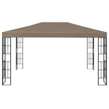 Vidaxl prieel 4x3 m taupe