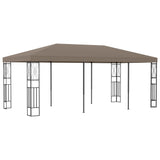 Vidaxl arbor 6x3 m poussière taupe