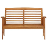 Vidaxl tuinbank 119 cm massief acaciahout