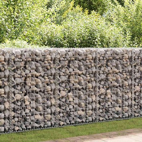 Vidaxl Schanskorf Wand mit Deckel 60x50x150 cm verzinkter Stahl