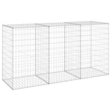 Vidaxl Schanskorf Wand mit Deckel 200x60x100 cm verzinkter Stahl