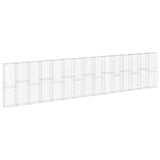 Vidaxl Schanskorf Wall s víčkami 900x30x200 cm Galvanizovaná ocel