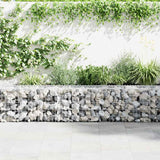 Vidaxl Schanskorf Wand mit Deckel 300x30x50 cm verzinkter Stahl