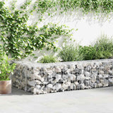 Vidaxl Schanskorf Wand mit Deckel 300x30x50 cm verzinkter Stahl
