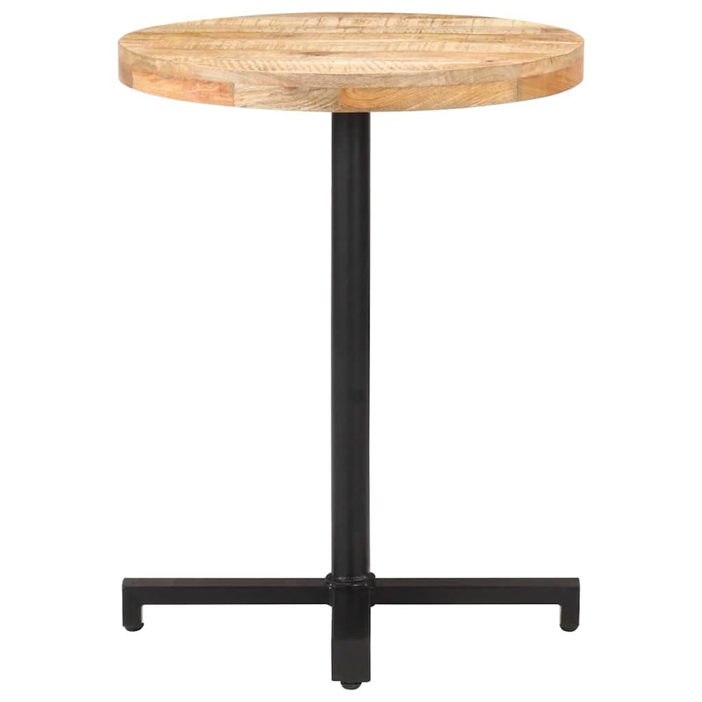 Vidaxl bistrotafel rond ø60x75 cm ruw mangohout