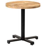 Vidaxl bistrotafel rond ø70x75 cm ruw mangohout