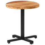 Vidaxl bistrotafel rond ø70x75 cm massief acaciahout