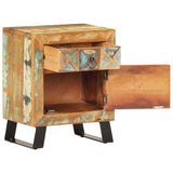 Vidaxl nachtkastje 40x30x50 cm massief gerecycled hout