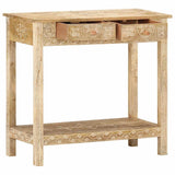 Vidaxl wandtafel 80x35x74 cm massief mangohout