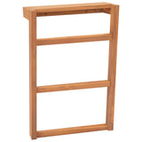 Vidaxl Backs Racks 2 PCS Teak sólido