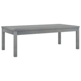 Vidaxl salontafel 100x50x33 cm massief acaciahout grijs