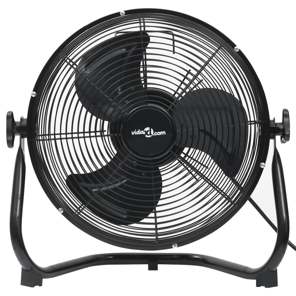 Vidaxl Floor fan 3 speeds 115.2 W 60 cm Black