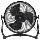 Vidaxl Floor Fan 3 Hastighed 115,2 W 60 cm sort sort