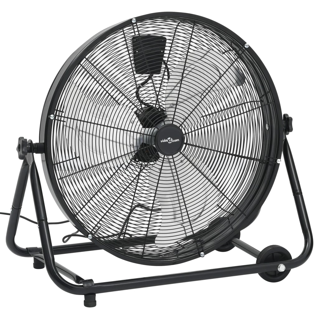 Vidaxl Tumbler Ventilator Industrial 172,5 W 60 cm černá