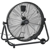 Vidaxl Trumbler Ventilatore industriale 172,5 W 60 cm nero