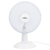 Vidaxl Table ventilador 3 velocidades 40 W 30 cm blanco