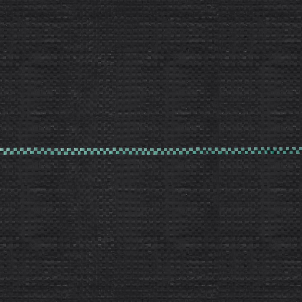 Vidaxl -Karotten -Stoff 1x10 m pp schwarz