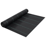 Vidaxl -Karotten -Stoff 2x5 m pp schwarz