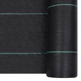 Vidaxl Carrot Cloth 2x25 M PP Black