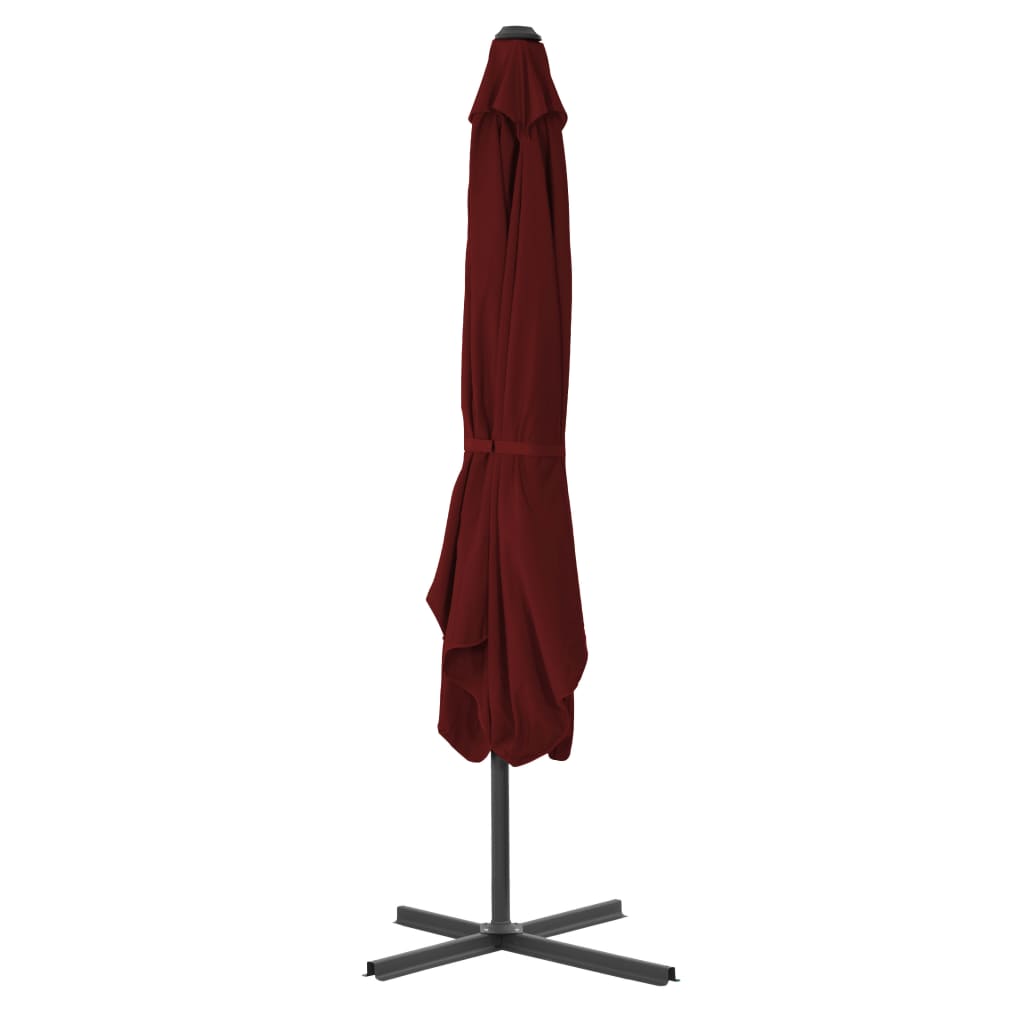 Vidaxl pholesol mat Stol Pole 250x250230 cm Bordeaux rout