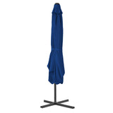 Vidaxl Parasol with steel pole 250x250x230 cm blue