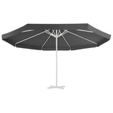 VIDAXL -Ersatztuch für Parasol 515 cm Anthrazit -geläutet