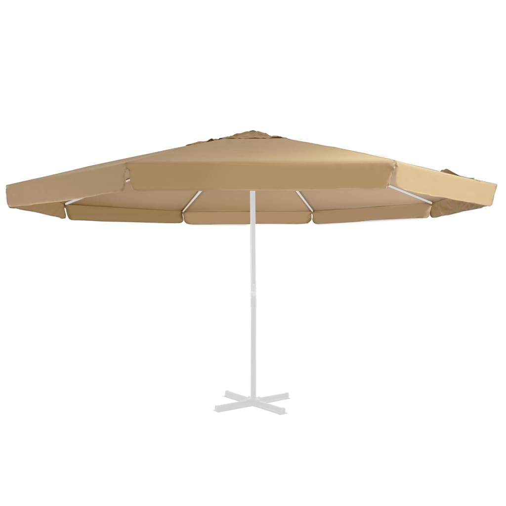 Vidaxl erstatningsklut for parasol 500 cm taupe