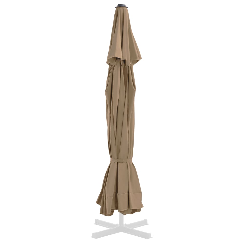 Náhradní hadřík Vidaxl pro parasol 500 cm taupe