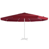 Vidaxl nadomestna krpa za parasol 500 cm Bordeaux rdeča