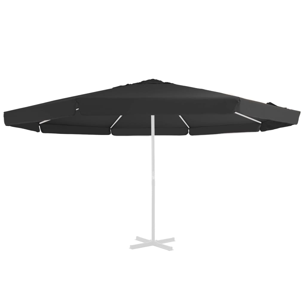 Vidaxl erstatningsklut for parasol 500 cm svart