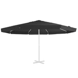 Vidaxl erstatningsklut for parasol 500 cm svart