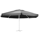 Vidaxl erstatningsklut for parasol 600 cm Antracitt -farget