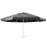 Vidaxl erstatningsklut for parasol 600 cm Antracitt -farget