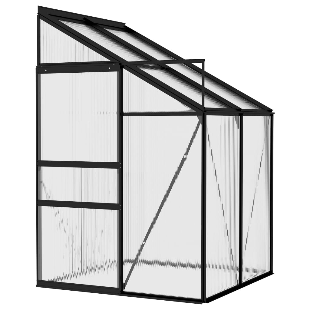 Vidaxl Greenhouse 2,59 m³ Aluminium anthracite -colored