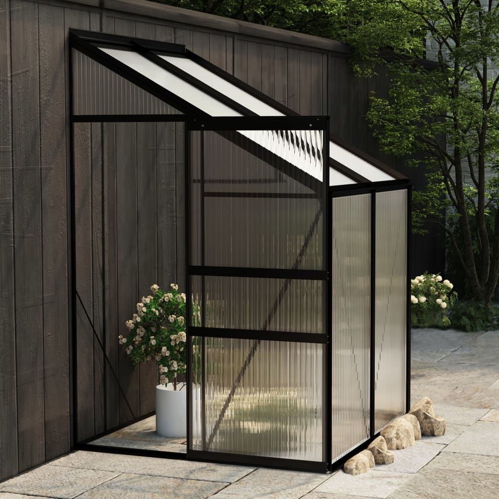 Vidaxl Greenhouse 2,59 m³ Aluminium anthracite -colored