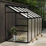 Vidaxl greenhouse 6.23 m³ Aluminum anthracite -colored