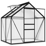 Vidaxl Gartengewächshaus 2,47 m³ Aluminium Anthrazit