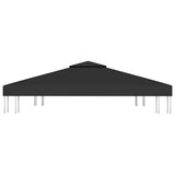 VIDAXL BESTETREACH 2-LAGE 310 G M² 3x3 m Schwarz