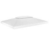VIDAXL BESTETREACH 2-LAGE 310 G M² 4x3 m Weiß