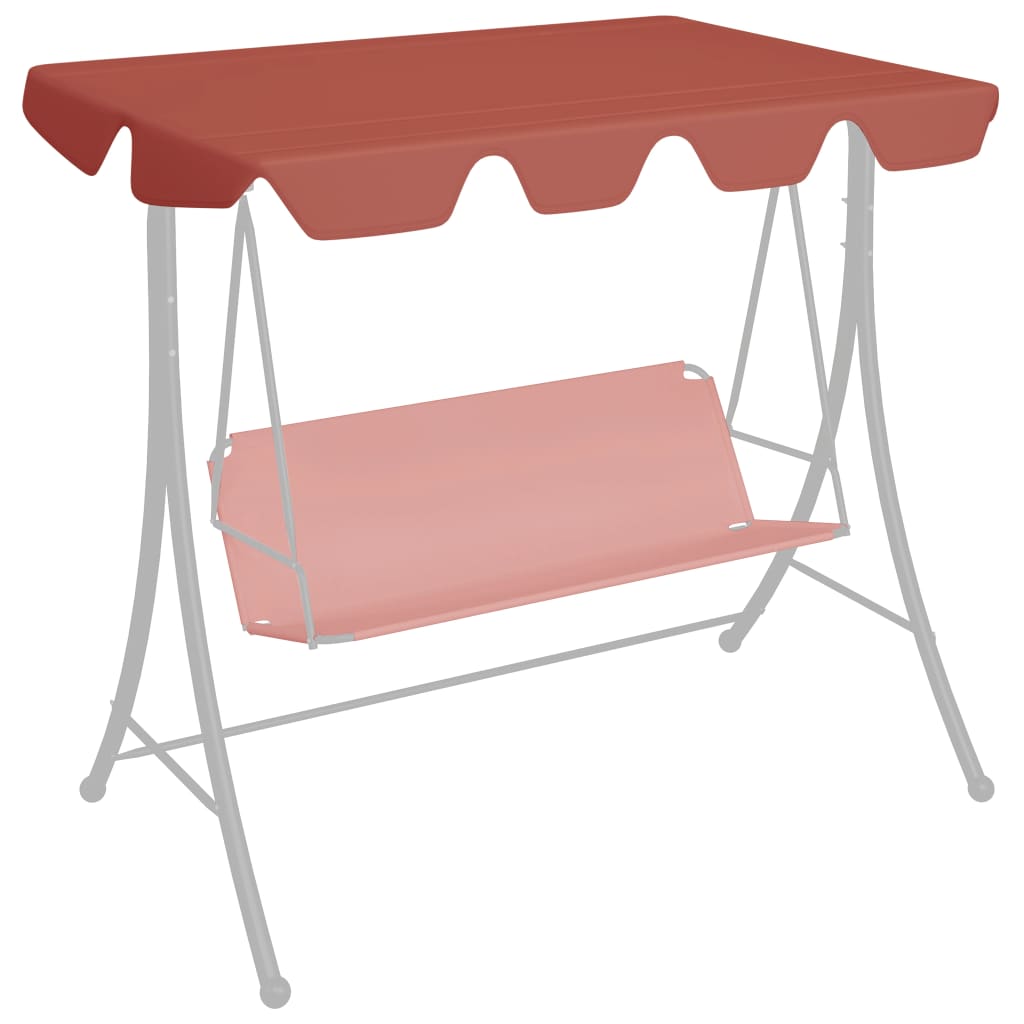 Vidaxl erstatningsslip Swing Bench 188 168x145 110 cm Terracotta