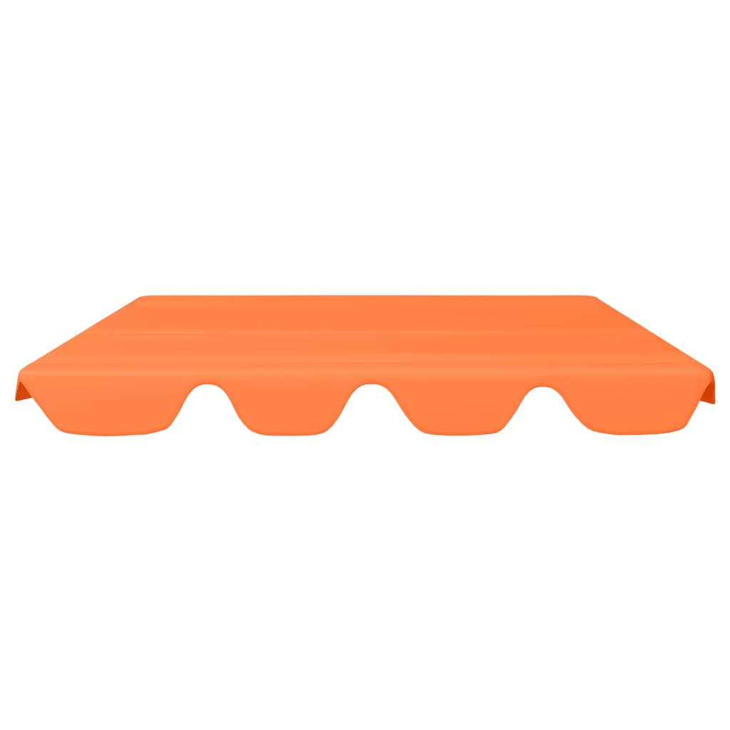 Slip de remplacement de Vidaxl pour le banc de swing 188 168x145 110 cm orange