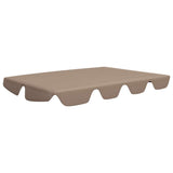 VIDAXL -Ersatzrutsche für Schwungbank 150 130 x 105 70 cm Taupe