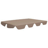 Vidaxl Slip de remplacement pour le banc de swing 150 130x105 70 cm taupe