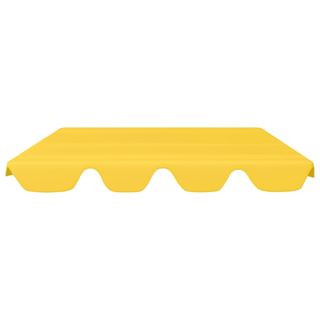 VidaXL replacement slip for swing bench 150 130x105 70 cm yellow