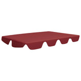 Vidaxl Slip de remplacement pour le banc de swing 150 130x105 70 cm Red