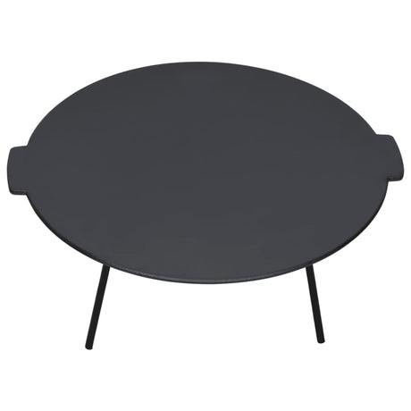 Vidaxl -Grillplatte Ø44 cm Gusseisen