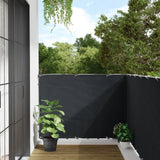 Écran de balcon Vidaxl 120x600 cm Oxford tissu anthracite