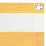 Vidaxx Balkonschirm 75x500 cm Oxford-Stoff weiß und gelb