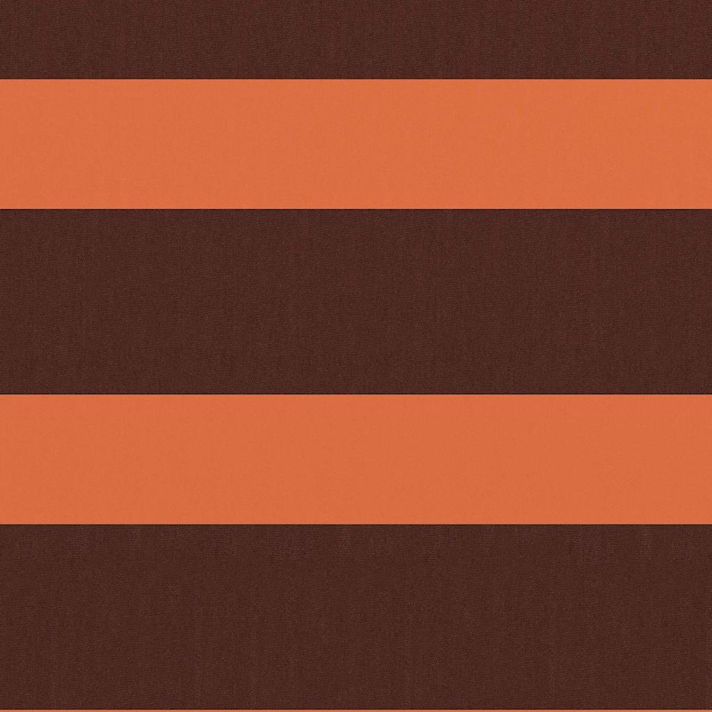 Vidaxl Balkon Bildschirm 75 x 400 cm Oxford Fabric Orange und Braun